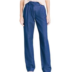 NWOT Favorite Daughter Favorite Denim Pleated Wide Leg Jeans Size 14
